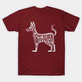 Lino Cut Dog T-Shirt